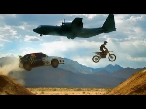 Ken Block airfield rallying – Top Gear – BBC
