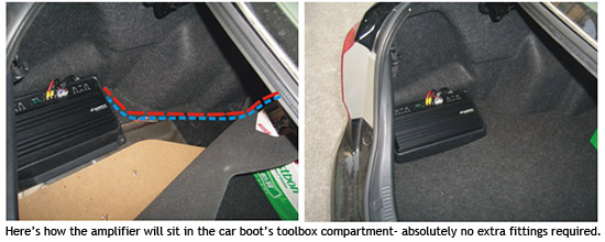 Camry Amplifier Installation Steps