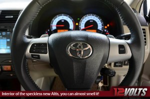 10.5G Toyota Altis Interior Dashboard