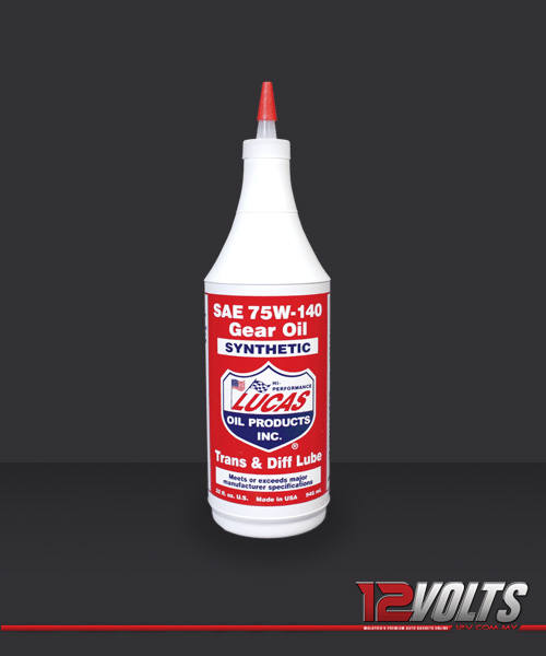 Malaysia Lucas Oil Online Store - LUCAS SAE 75w-140 Synthetic Gear Oil - 946ml