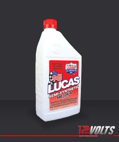 Malaysia LUCAS Oil Online Store - LUCAS Semi-Synthetic 10W-40 Motor Oil - 946ml