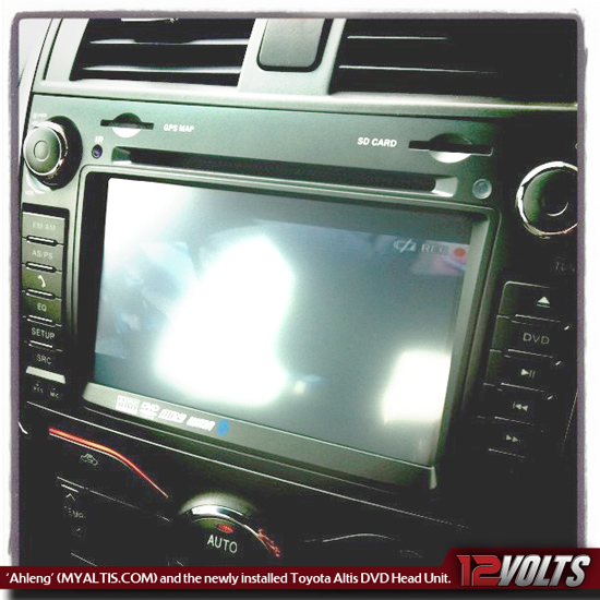 Ahleng (MyAltis.com's Forum Member) installed the Toyota Altis Head Unit in Bintulu, Sarawak.