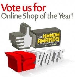 Vote for 12v at DIGI WWWOW Awards Online Shop of the Year