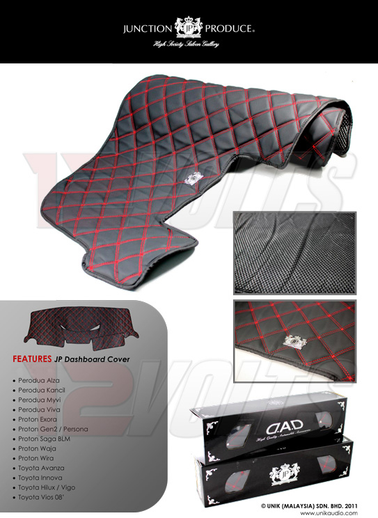 Junction Produce Dashboard Covers for Perodua, Proton and Toyota Cars