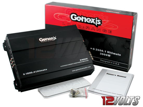 Genexis 4 channels MOSFET High Power Amplifier Set