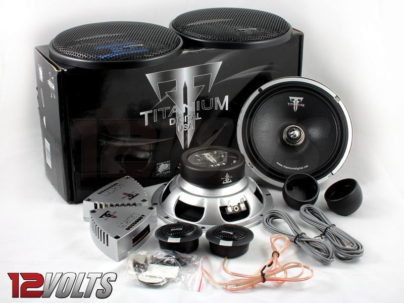 Titanium Digital 6.5" Component Speaker Set