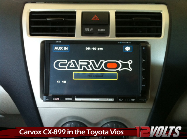 The Carvox CX-899 in Alex's Toyota Vios