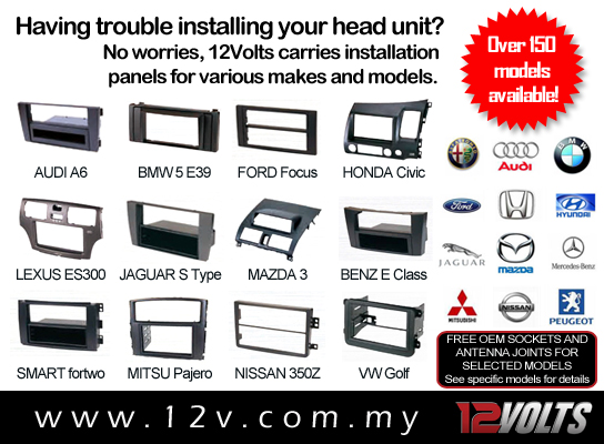 Dashboard Installation Kits For Your Head Unit Installation