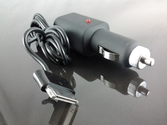 In-car USB Charger for Samsung Galaxy Tab, iPod, iPhone and iPad