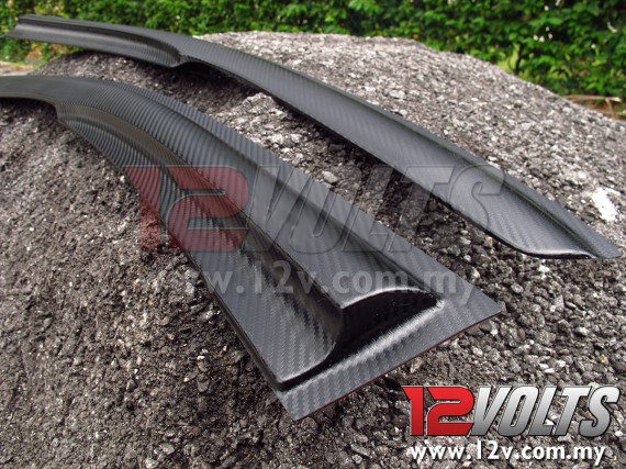 Mugen-T Door Visor (Carbon-look) for Perodua ALZA