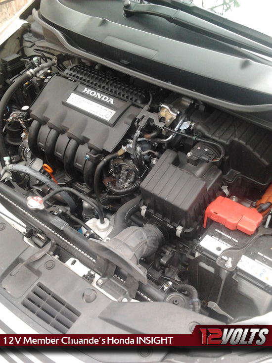 The Honda Insight Engine Compartment