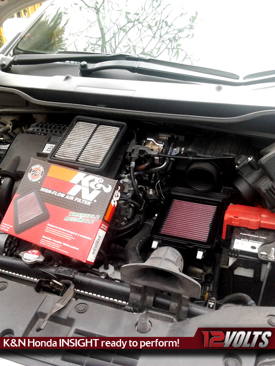 Honda INSIGHT equipped with K&N Filter, cool!
