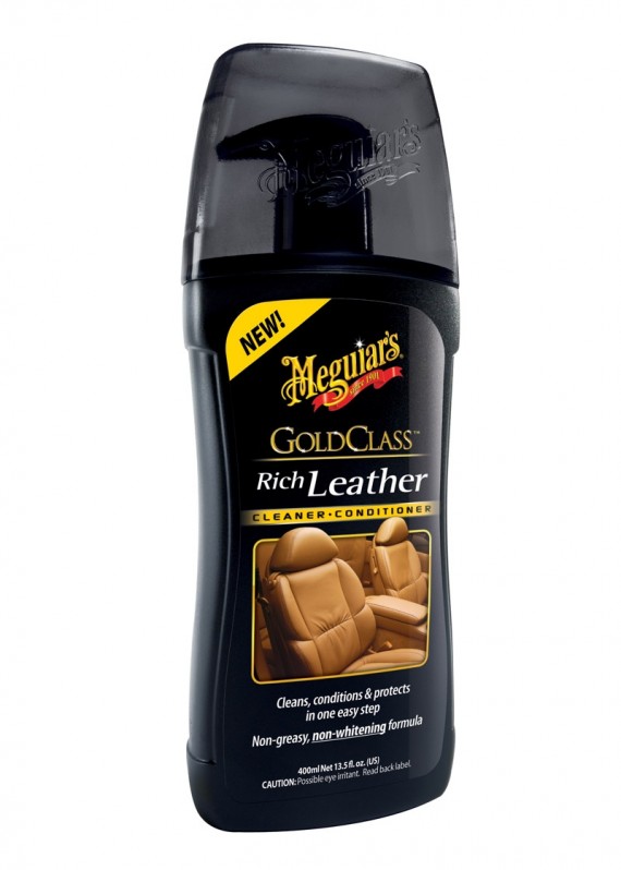 G17914 - Meguiar's Gold Class Rich Leather Cleaner / Conditioner Lotion