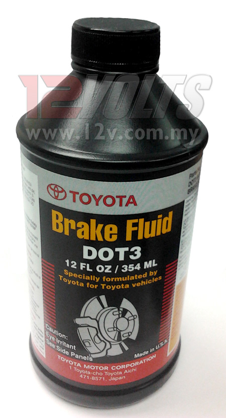 TOYOTA Brake Fluid DOT 3(G) WHITE for all Toyota Vehicles