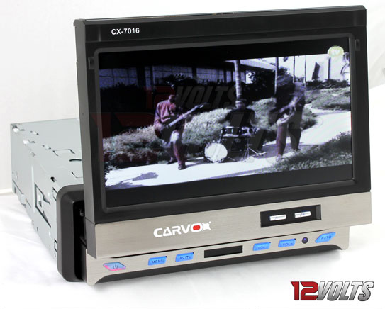 Carvox CX-7016 7 inch In-Dash Fully Motorized TFT LCD Monitor