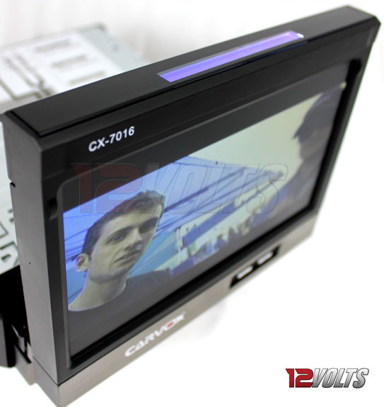 Carvox CX-7016 7 inch In-Dash Fully Motorized TFT LCD Monitor