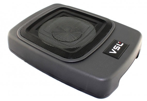 VSL 10AS Under Seat Subwoofer with Bass Remote Control