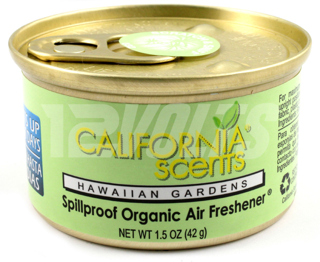 California Scents Organic Spill Proof Air Freshener - Hawaiian Gardens, Purchase Online, Ship Worldwide
