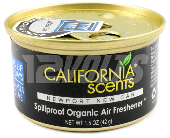 California Scents Organic Spill Proof Air Freshener - Newport New Car, Purchase online, Ship Worldwide