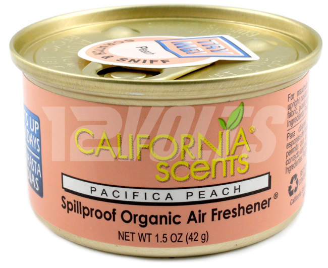 California Scents Organic Spill Proof Air Freshener - Pacifica Peach, Purchase Online, Ship Worldwide