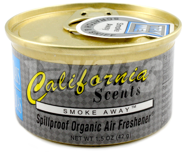 California Scents Organic Spill Proof Air Freshener - Smoke Away, Purchase Online, Ship Worldwide