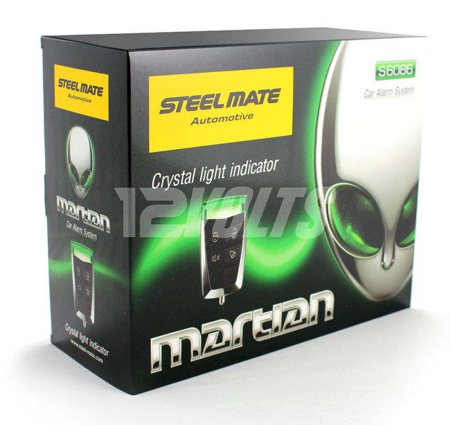 Steel Mate S6086 - Car alarm system with One-way transmitters with crystal light indicator