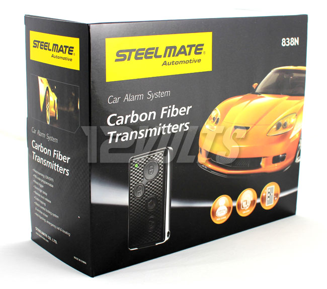 STEEL MATE 838N Alarm System with One-way Carbon Fiber Transmitters