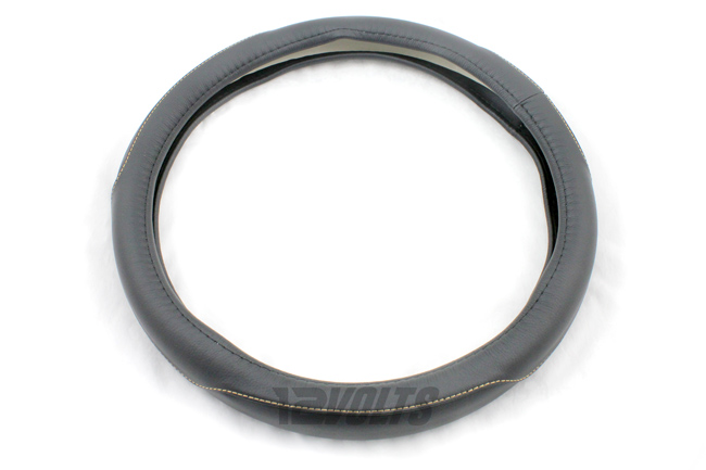 Steering Wheel Cover - Black, available in Small, Medium and Large sizes