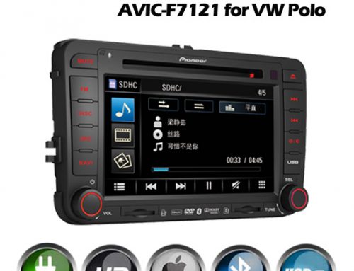 Pioneer AVIC-F7121 Perfect Fit navigation system with 5.1-channel AV entertainment for Volkswagen Polo