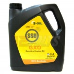 S-Oil SSU GXO 100% Fully Synthetic Petrol Engine Oil 5W30 4 Litres Made in Korea