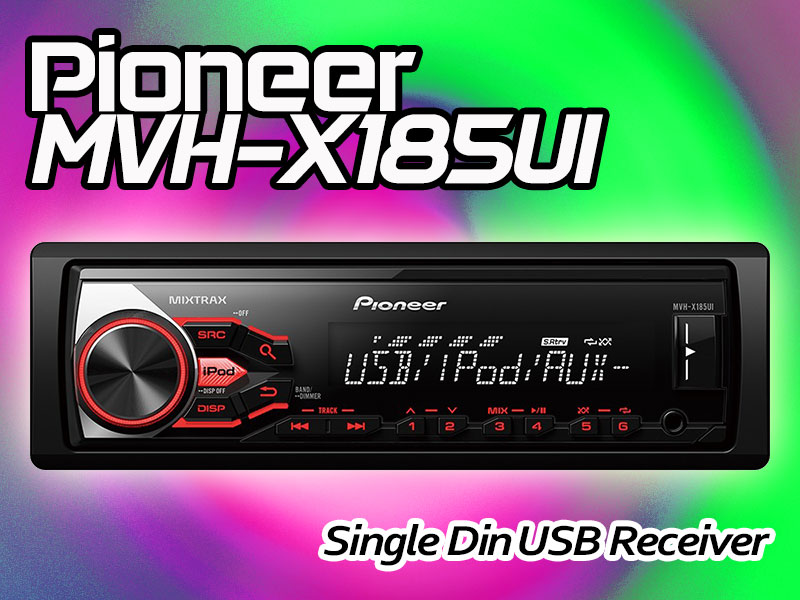 Pioneer MVH X185UI 1 Din USB Car Stereo