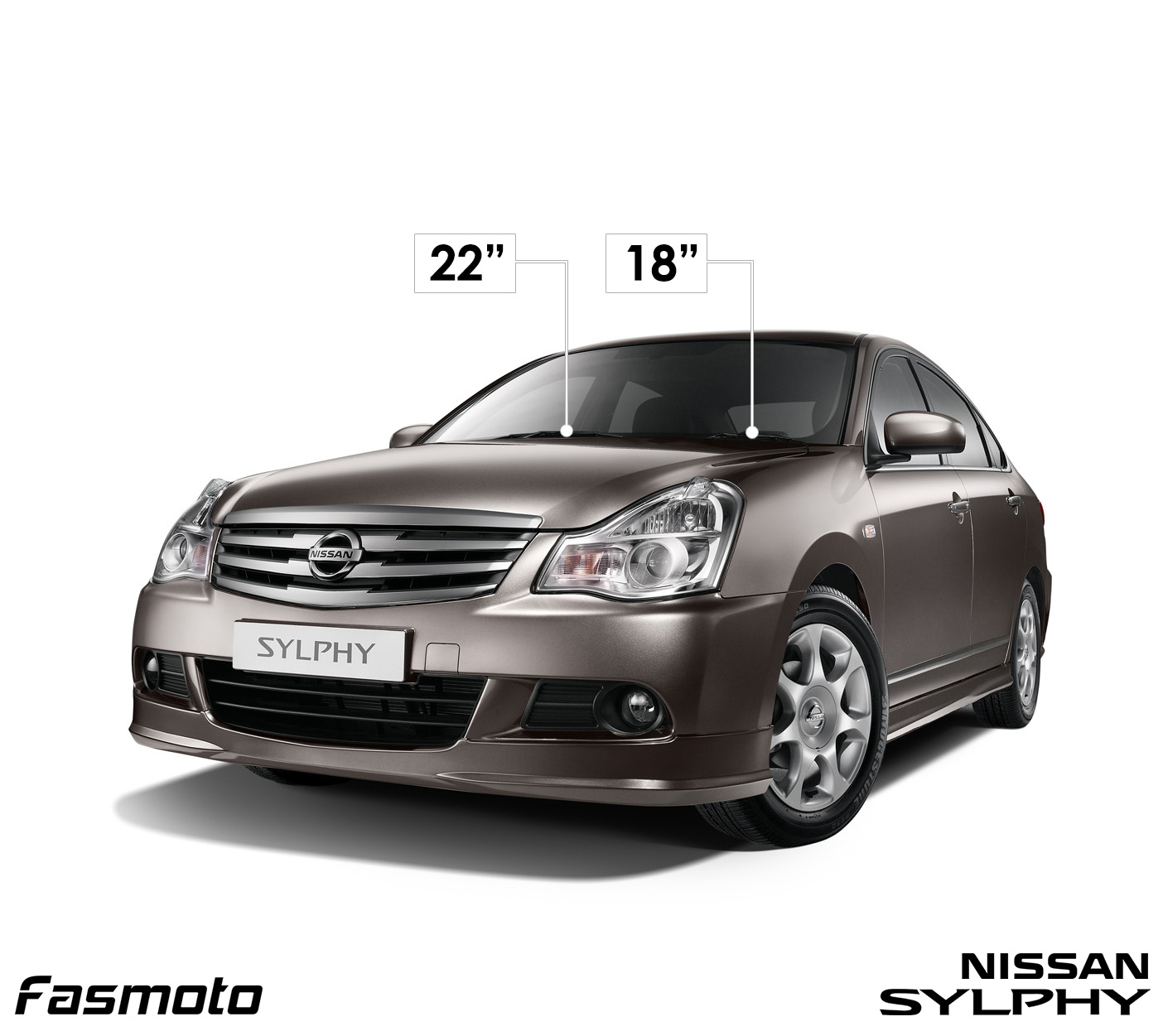 Nissan Sylphy Wiper Length PIAA Fasmoto Malaysia