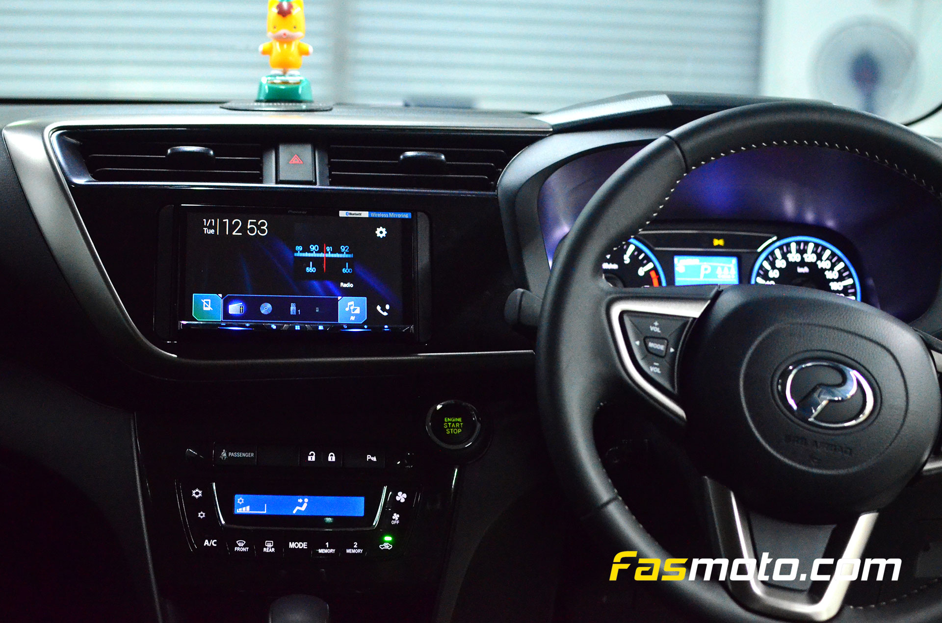 Pioneer AVH-Z9250BT Perodua Myvi Advance 3rd Gen Install 