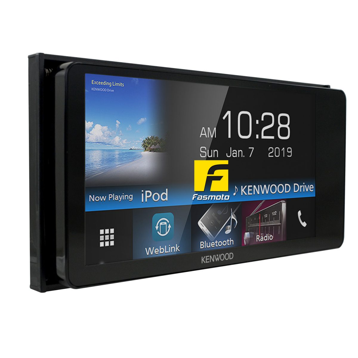 Kenwood DDX719WBT 6.95″ Capacitive Touch Screen USB Mirroring Spotify Bluetooth DVD 200mm