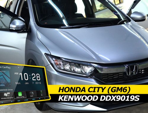 Kenwood DDX9019 installed in the Honda City GM6