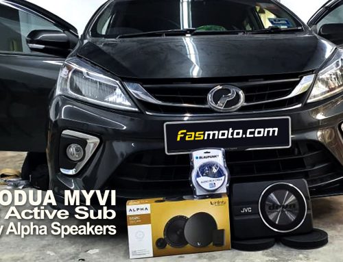 Sound System Upgrade for Perodua MYVI Advance Generation 3 