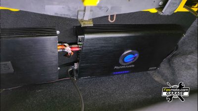 Honda Civic EK Amplifier Rack & Rewiring, Alpine R-Series Subwoofer and