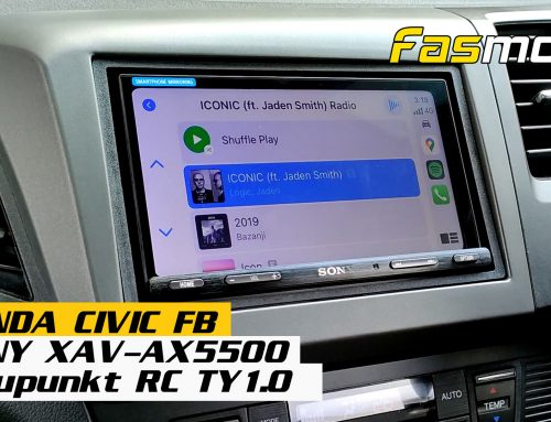 Honda Civic FB / Sony XAV-AX5500 with Steering Wheel Control Interface / Blaupunkt RC TY 1.0
