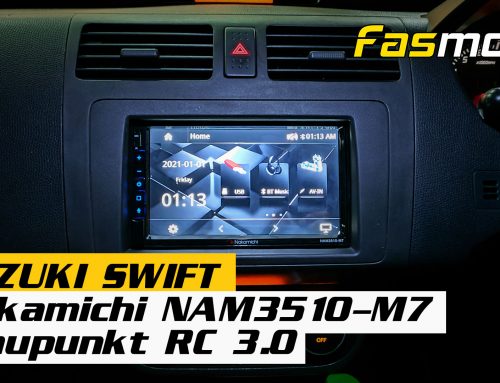 Suzuki Swift / Nakamichi NAM3510-M7 Head Unit / Blaupunkt RC 3.0 Reverse Camera