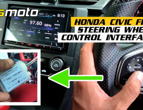 Honda Civic Type R FK8 Steering Wheel Control Can Bus interface installed
