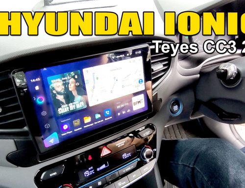 Hyundai IONIQ / Teyes CC3 2K Android Head Unit installed / Factory Reverse Camera Retained