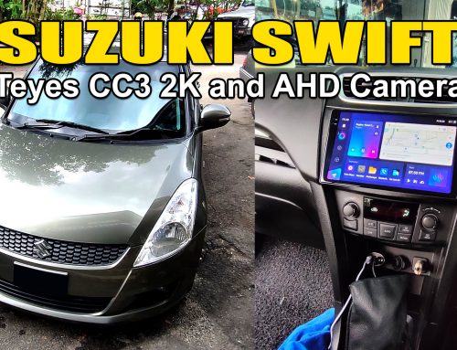 Suzuki Swift Teyes CC3 2K AHD Reverse Camera installed