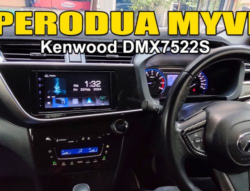 Perodua Myvi G3 / Kenwood DMX7522S Wireless Apple CarPlay, Android Auto head unit