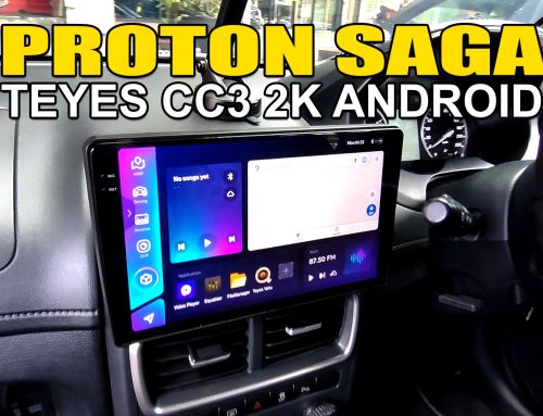 Proton Saga 2022 / Teyes CC3 2K Android / Factory Reverse Camera Retained