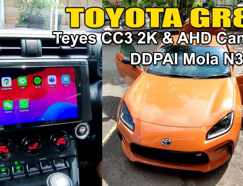 Toyota GR86  / Teyes CC3 2K, AHD Reversing Camera and DDPAI Mola N3 Pro Dash Cam