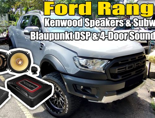 Ford Ranger Wildtrak / Blaupunkt DSP / Kenwood Speakers & Active Subbwoofer / 4-Door Soundproofing