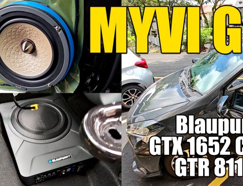 Perodua Myvi G3 Blaupunkt GTX 1652 C23 Component Speakers, GTR 8110 A Active Subwoofer