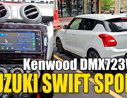 Suzuki Swift Sport Kenwood DMX723WS 200MM wide wireless Apple CarPlay and Android Auto head unit