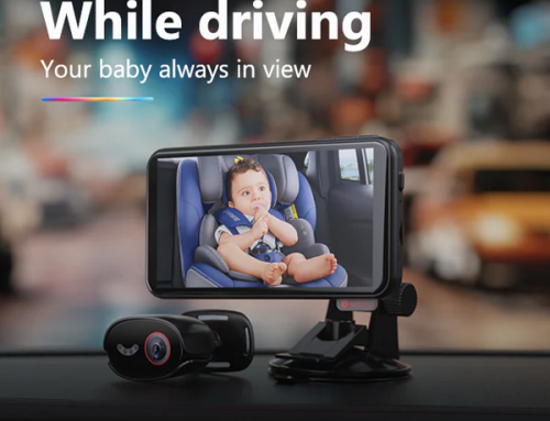 AKEEYO SMILE Car Baby Monitor Camera and Display with 64GB Memory Card