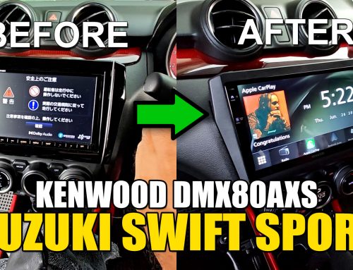 Suzuki Swift Sport JDM Head Unit Replaced with Kenwood DMX80AXS and retaining the stock 360 camera